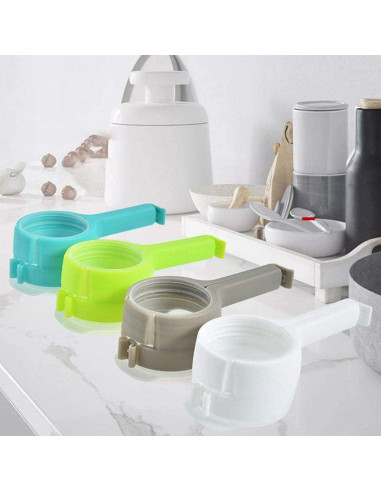 Pinzas para sellar bolsas de alimentos ABSOK - 4 unidades