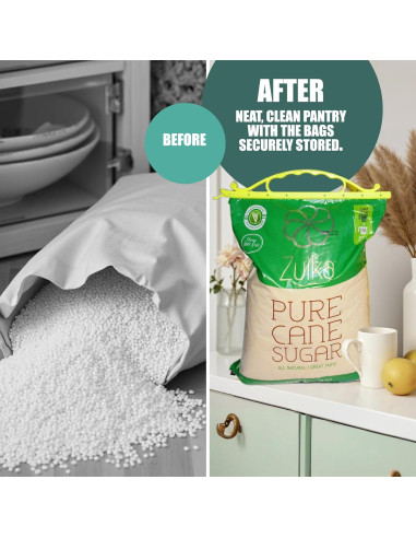 Varillas Sella Bolsas Reutilizables 6 Pcs con Mango - Hermético