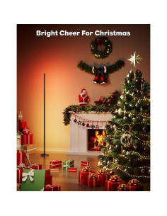 Lámpara de Pie RGB WISIMMALL 165 cm Control Remoto APP 2