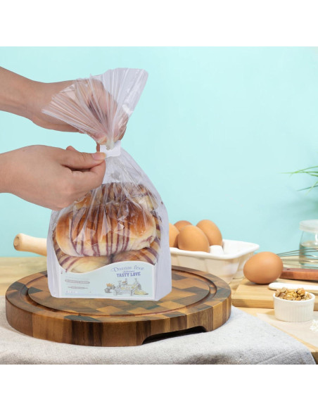 100 Clips de Plástico Reutilizables Sarini para Pan Blanco