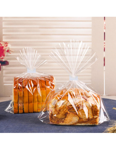 100 Clips de Plástico Reutilizables Sarini para Pan Blanco