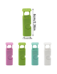 Clip de Sellado de Primavera 8PCS Yyangz - Colores Vibrantes 2