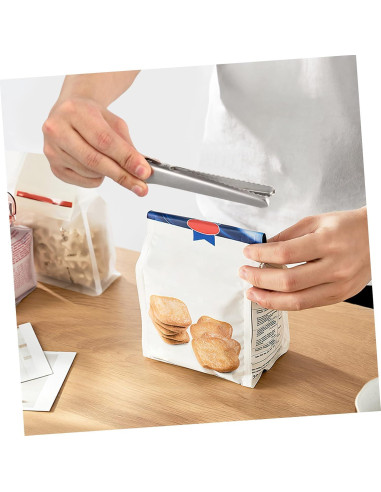 Juego de 6 Clips de Sellado YARNOW Acero Inoxidable 11.5 cm