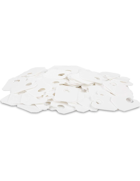 Clips de Pan Plástico Blanco MT Products 100 Unidades