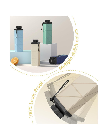Botella de Agua Plegable Mefold 720ml a Prueba de Fugas