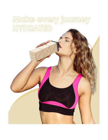 Botella de Agua Plegable Mefold 720ml a Prueba de Fugas