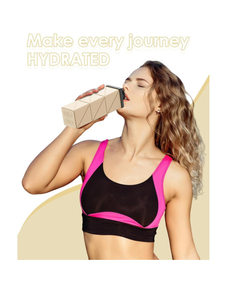 Botella de Agua Plegable Mefold 720ml a Prueba de Fugas