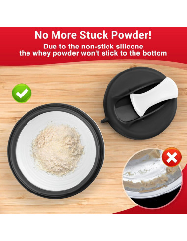 Botella Mezcladora Plegable Tilcore 600ml Silicona a Prueba de Fugas