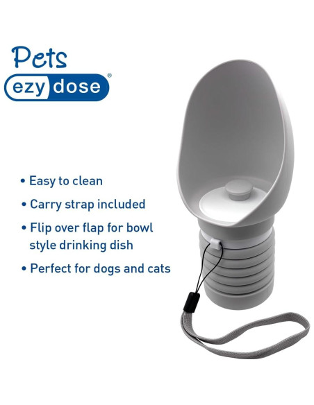 Botella de Agua Plegable para Mascotas Ezy Dose 210g