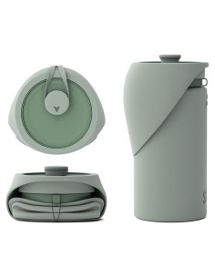 Botella de Agua Plegable para Perros SKER 550ml - Oliva