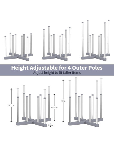 Soporte Plegable para Secar Biberones y Botellas VAEKUCEAN