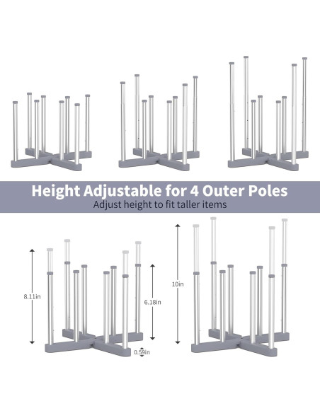 Soporte Plegable para Secar Biberones y Botellas VAEKUCEAN
