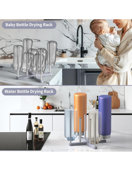 Soporte Plegable para Secar Biberones y Botellas VAEKUCEAN