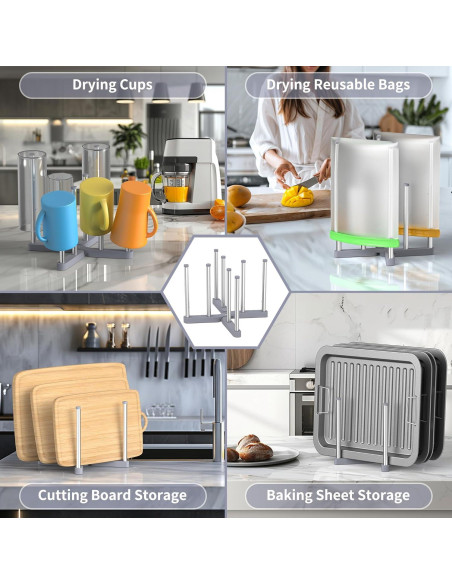 Soporte Plegable para Secar Biberones y Botellas VAEKUCEAN