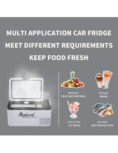 Congelador Portátil Alpicool K18 18L 12V Enfriamiento Rápido 2