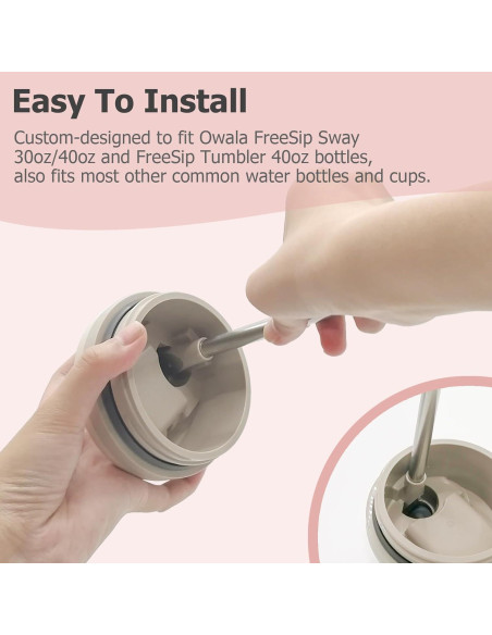 Popotes de Acero Inoxidable Kaitiaki 30oz 8.19" Ecológicos