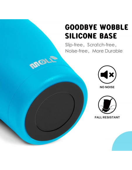 Vasos para Niños Mollcity 2 Paquete 266ml Acero Inoxidable