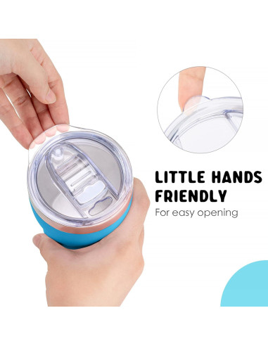 Vasos para Niños Mollcity 2 Paquete 266ml Acero Inoxidable