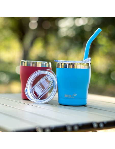 Vasos para Niños Mollcity 2 Paquete 266ml Acero Inoxidable