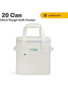 Cooler Blando RTIC 20 Latas Aislado Flotante 25.4L Marfil 2