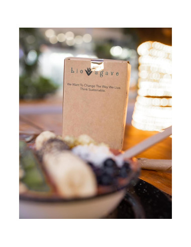 Pajitas Biodegradables BIO AGAVE 150 Pcs 15 cm Cortas