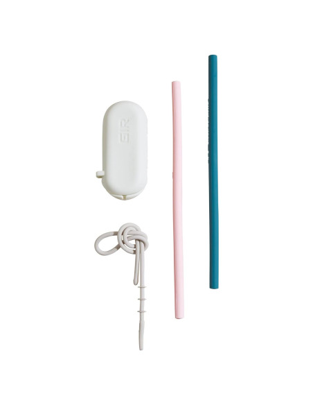 Pajitas de Silicona Reutilizables GIR Brooklyn 2-Pack