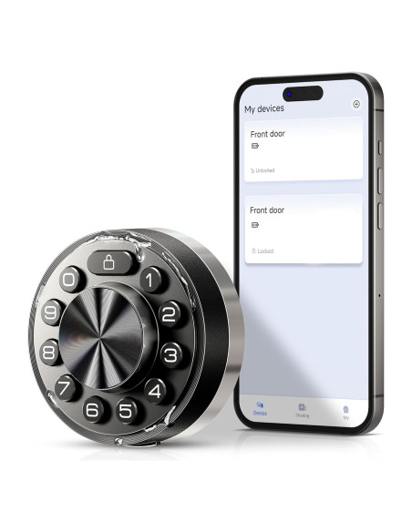 Cerradura Inteligente Veise Plata con App y Teclado Digital