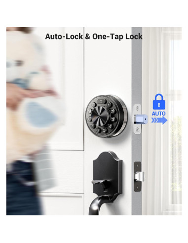 Cerradura Inteligente Veise Plata con App y Teclado Digital