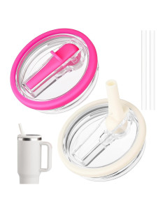 Paquete de 2 tapas de paja SBMKK para vaso Stanley 40 oz