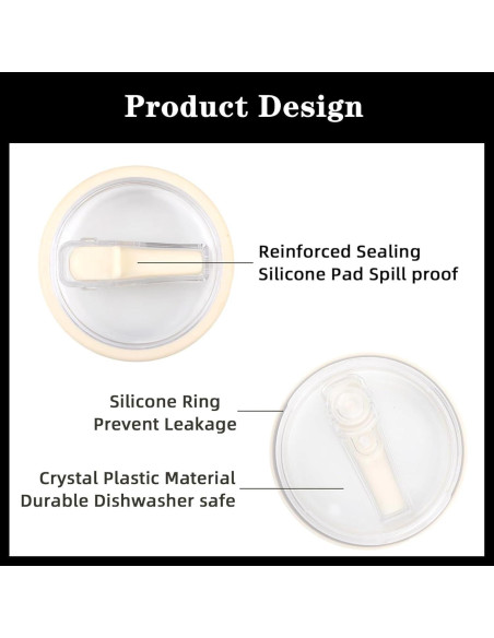 Tapa de repuesto Rimoleur para vaso HydroJug 32 oz - 2 unidades