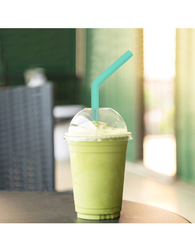 Conjunto de 6 Pajitas de Silicona Senneny Reutilizables 8mm