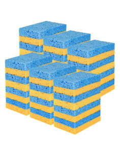 Esponjas de Celulosa Natural YoleShy 48 Piezas Reutilizables