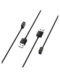 Cargador USB FitTurn para Xiaomi Smart Band 8 Pro 60cm Negro