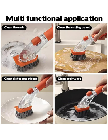 Set de Limpieza 3 en 1 CebraBounze con Dispensador de Jabón