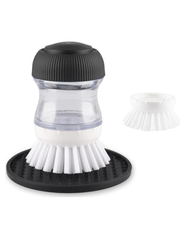 Cepillo de Palma OYV con Dispensador de Jabón y Repuesto