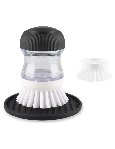 Cepillo de Palma OYV con Dispensador de Jabón y Repuesto