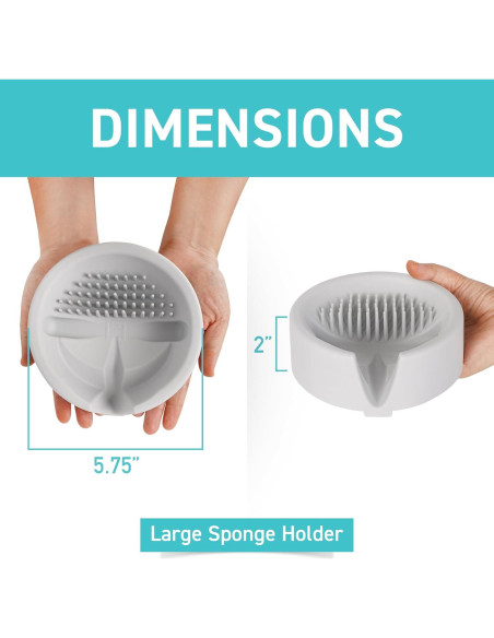 Soporte para Esponjas de Cocina Tributary Amarillo 14.61 cm