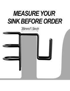 Organizador de Almacenamiento Blulu 2 Piezas Acero Inoxidable 2