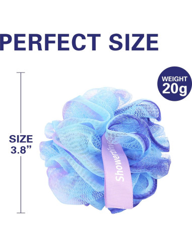 Paquete de 20 Esponjas de Ducha Loofah Showertime 25.5cm