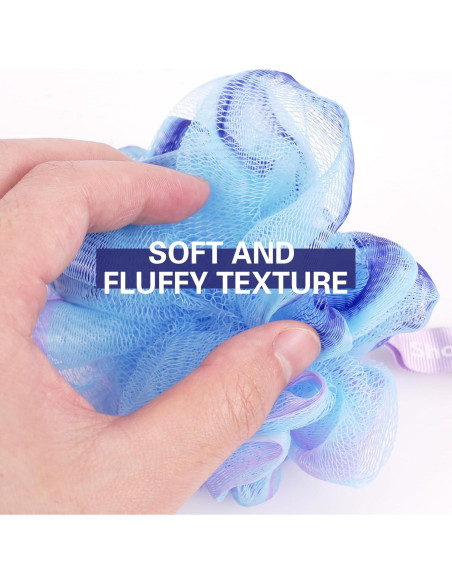 Paquete de 20 Esponjas de Ducha Loofah Showertime 25.5cm