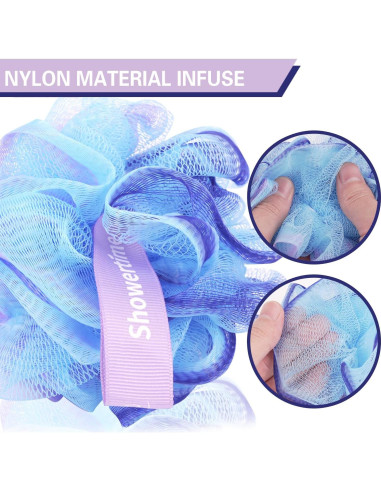 Paquete de 20 Esponjas de Ducha Loofah Showertime 25.5cm