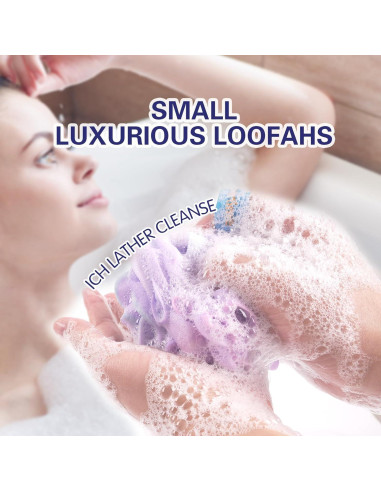 Paquete de 20 Esponjas de Ducha Loofah Showertime 25.5cm