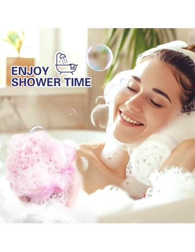Paquete de 20 Esponjas de Ducha Loofah Showertime 25.5cm