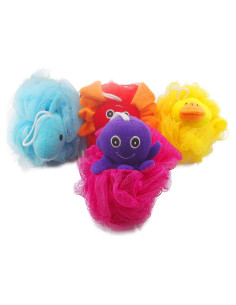 Esponja de Ducha Exfoliante Loofah Mr.Cui'shop - Pack de 4