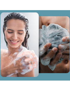 Paquete de 48 Esponjas de Baño Shellwei 50g Exfoliantes 2