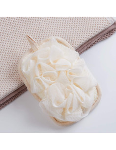 Mitón de Baño Mikimini 2 en 1 Exfoliante Lufa y Tela 2