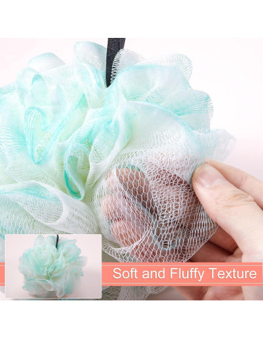 Esponjas de Baño Exfoliantes Sunnyray - 24 Piezas 50g