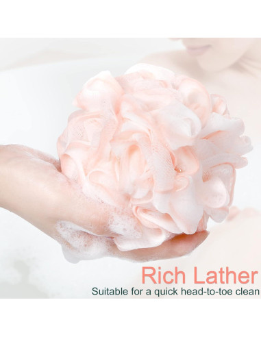 Esponjas de Baño Exfoliantes Sunnyray - 24 Piezas 50g