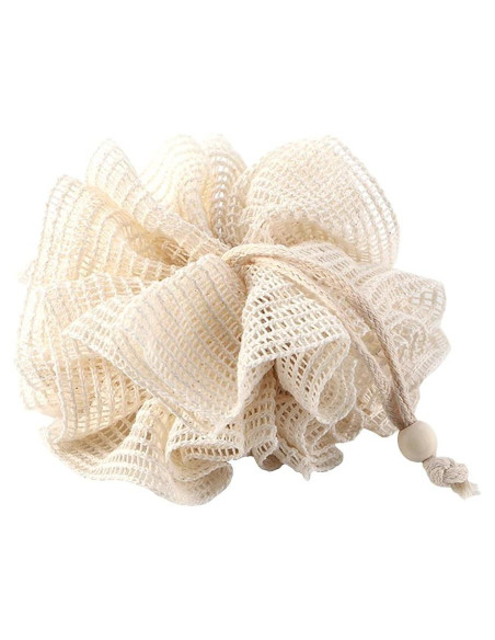 Esponja de Baño UUYYEO de Cáñamo 13 cm Exfoliante Suave