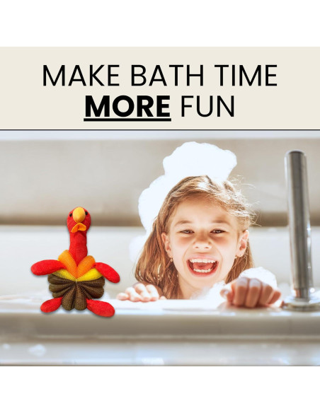 Esponjas de Baño Linda - Puff de Cuerpo Suave, Paquete de 3